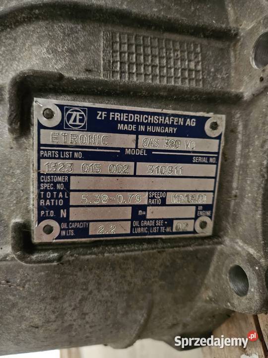 Skrzynia biegow Iveco Daily Obłotne