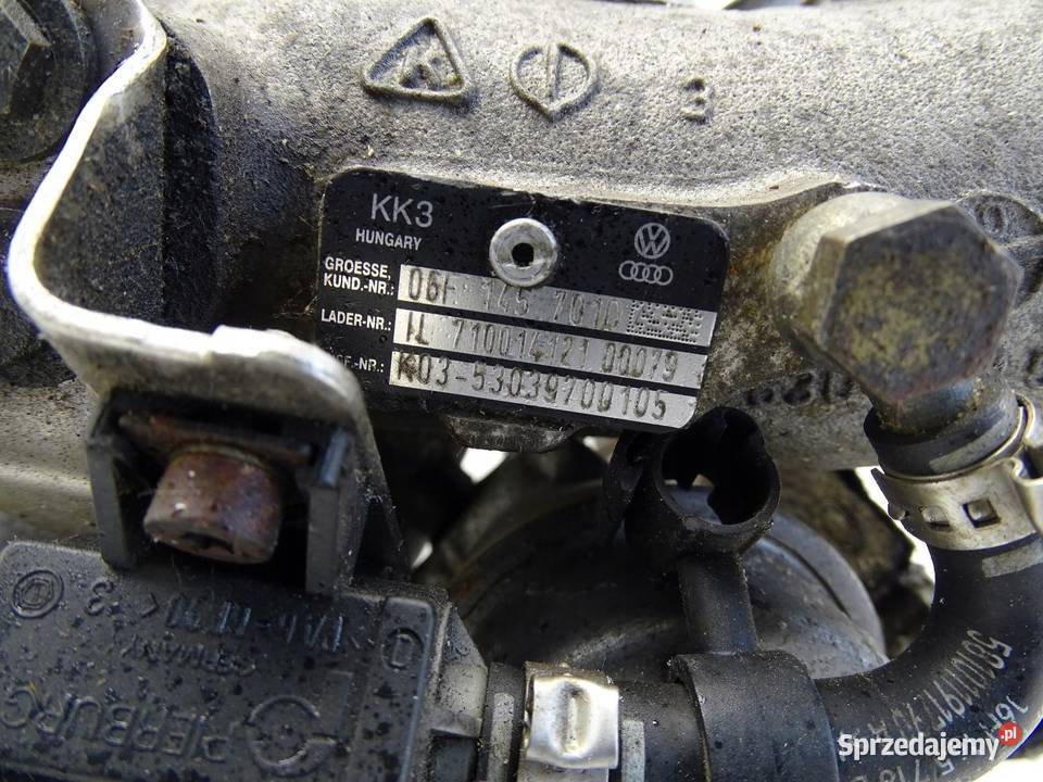 TURBOSPRĘŻARKA 06F145701D 20 TFSI GOLF A3 8P Turbosprężarki małopolskie