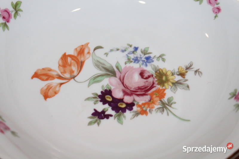 Porcelanowa salaterka w kwiaty 801 Szczecin