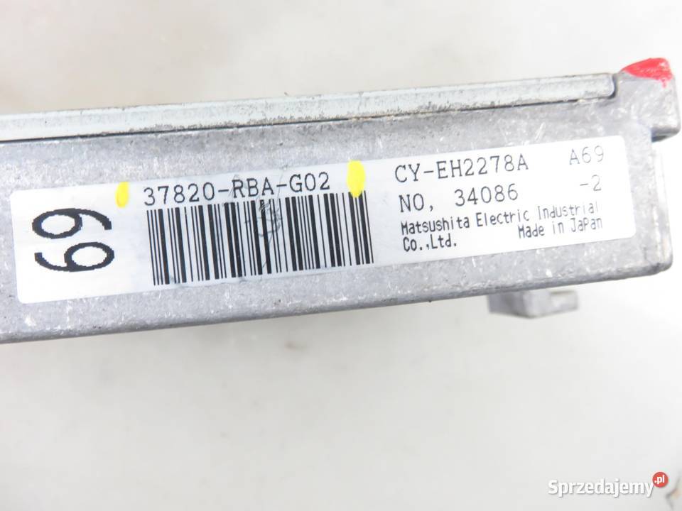 STEROWNIK HONDA ACCORD VII 20 37820RBAG02 osobowe sprzedam