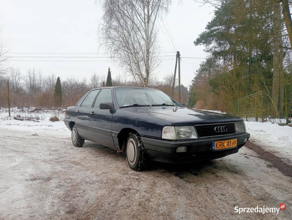 Audi 100 C3 18 90 1986r Zabytek Żółte blachy Kraków