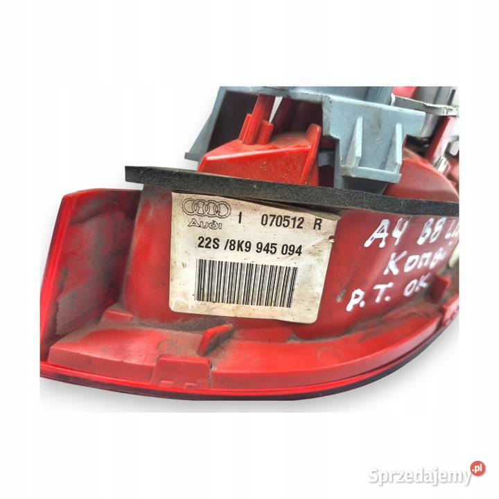 LAMPA PRAWA Audi A4 B8 Avant kombi tylna tylnia Lampy tylne Chełm sprzedam
