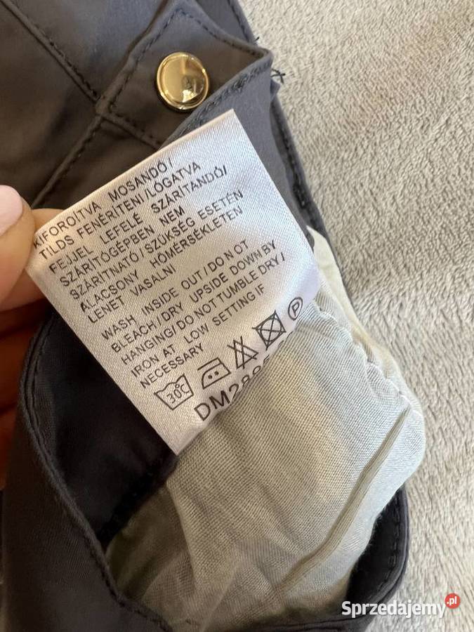 Spodnie rurki szare grafitowe szary/srebrny Jasło sprzedam