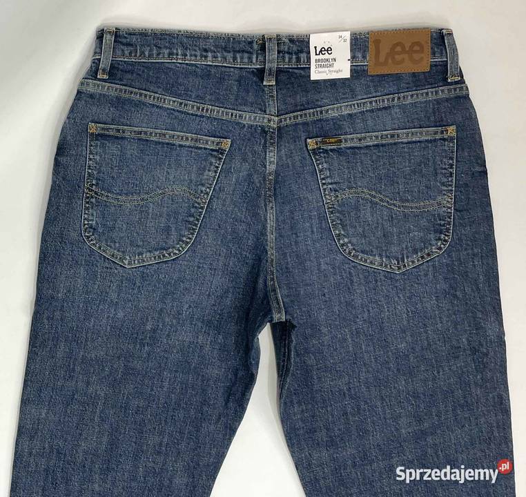 Spodnie męskie jeansy Lee Brooklyn Straight Rozmiar XXL