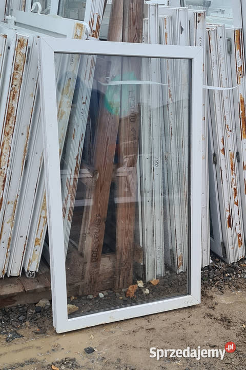 OKNA KacprzaK Witryna 79x129 FIX Używany PCV mazowieckie Siedlce