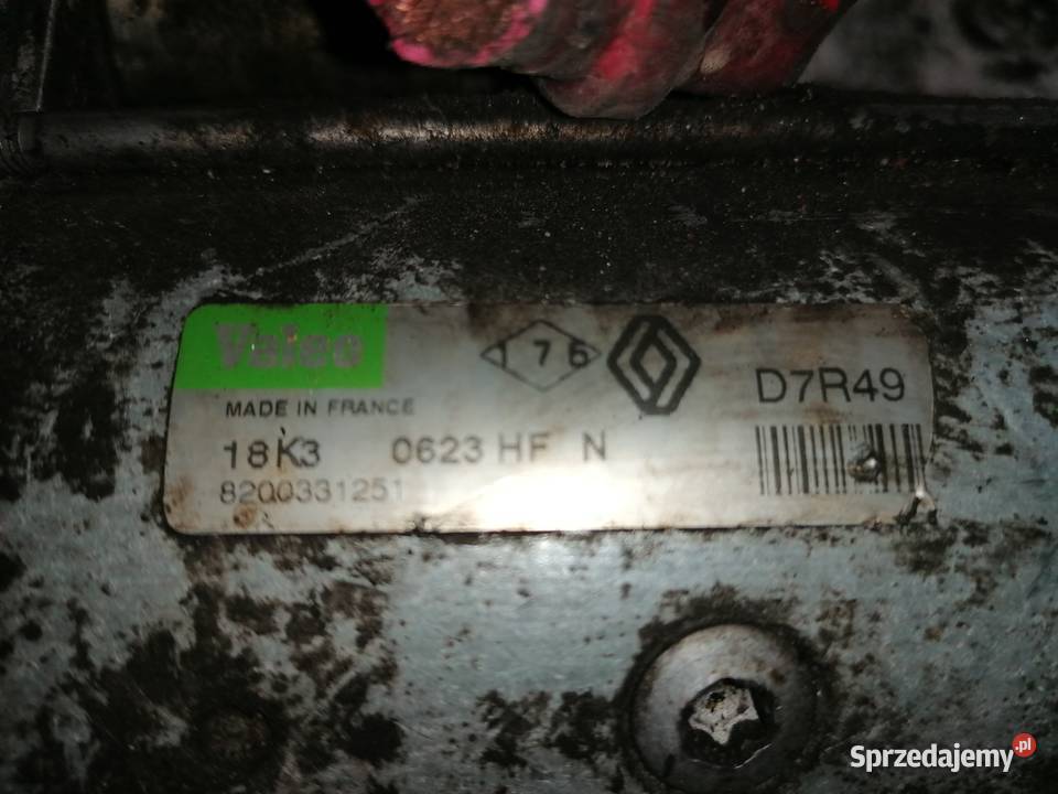 Rozrusznik Renault Megane Scenic II 2 osobowe Pogorzelec