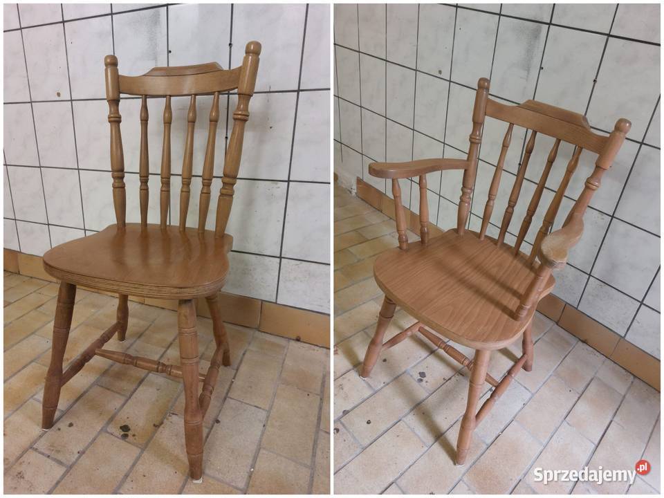 Krzesła vintage PRL retro 31 Milanów