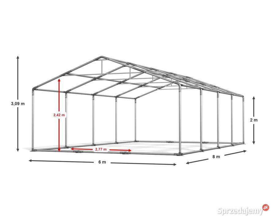 6x8x2m Namiot handlowy ogrodowy imprezowy sprzedam
