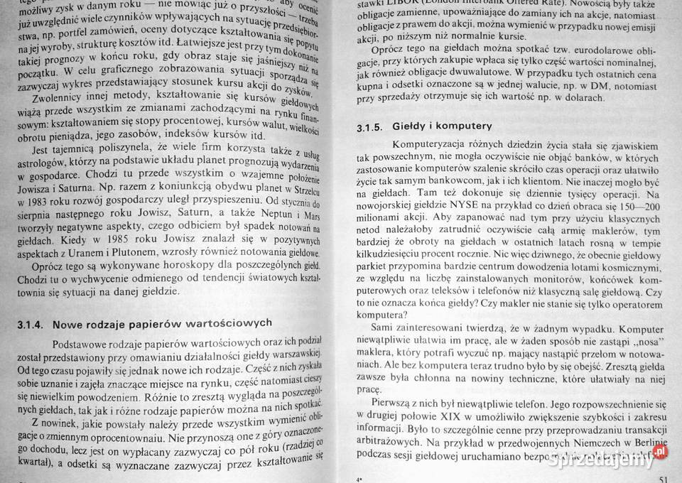 Giełdy Ryszard Czerniawski miękka Chełm