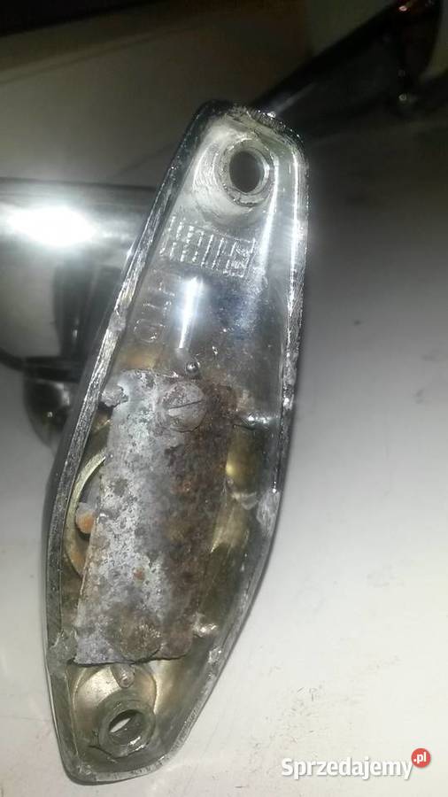 Oryginalne sygnowane stare lusterka retro TPRT Poznań