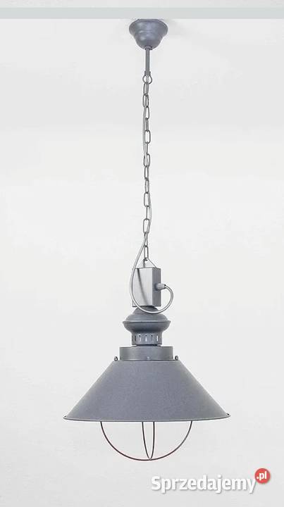 Loftowa lampa wisząca INDUSTRIAL metalowa na