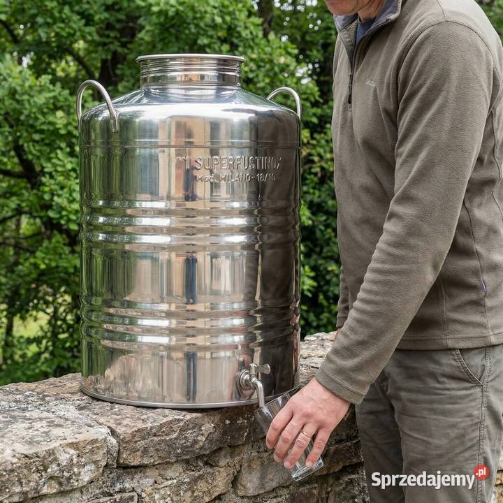 Bańka ze stali nierdzewnej beczka inox zbiornik śląskie