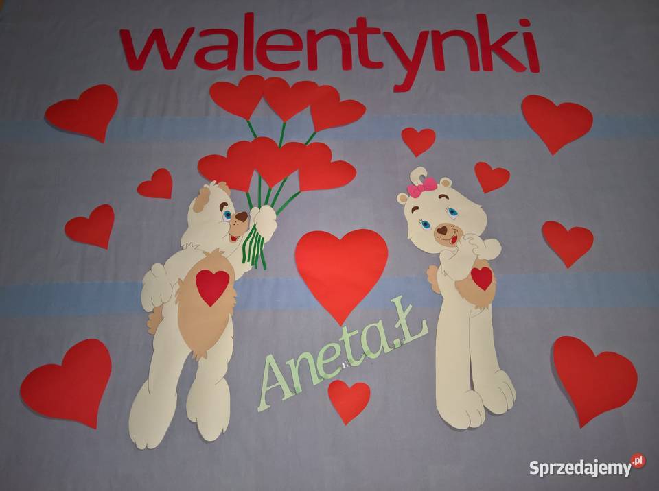 Dekoracje na Walentynki z brystolu 504 102 444 mazowieckie Garwolin sprzedam