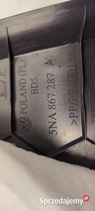 VW TIGUAN II OSŁONA SŁUPKA LEWA 5NA867287A