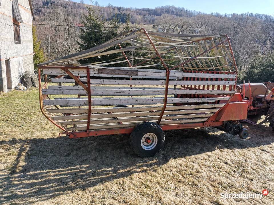Przyczepa samozbierająca nieuszkodzony Milówka