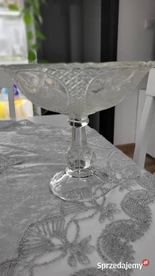 Owocarka prl Porcelana i szkło