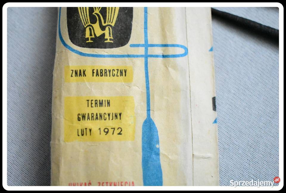 PRL zimne ognie sprzed roku 1972 ognie choinkowe Płock