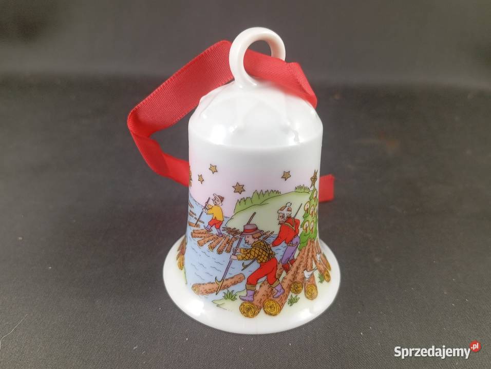 Porcelanowy dzwonek świąteczny Hutschenreuther Zielona Góra
