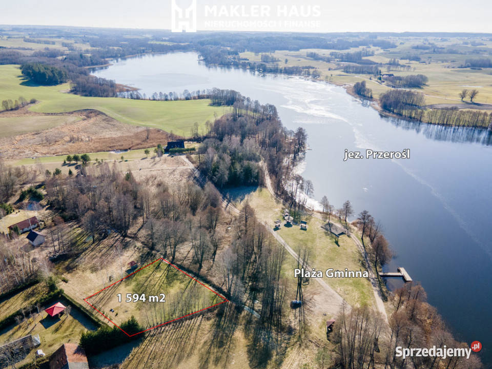 Kiepojcie Działka rekreacyjna jeziorem warmińsko-mazurskie