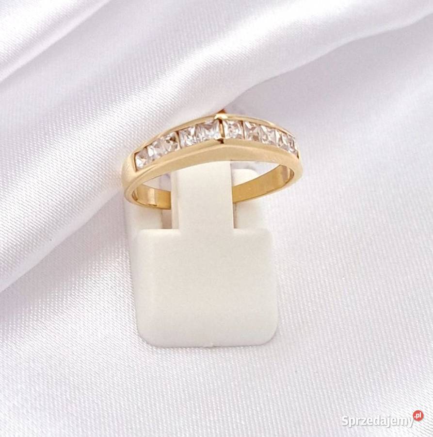 Pierścionek r12 Złoty pr585 Glamour Z720 złote