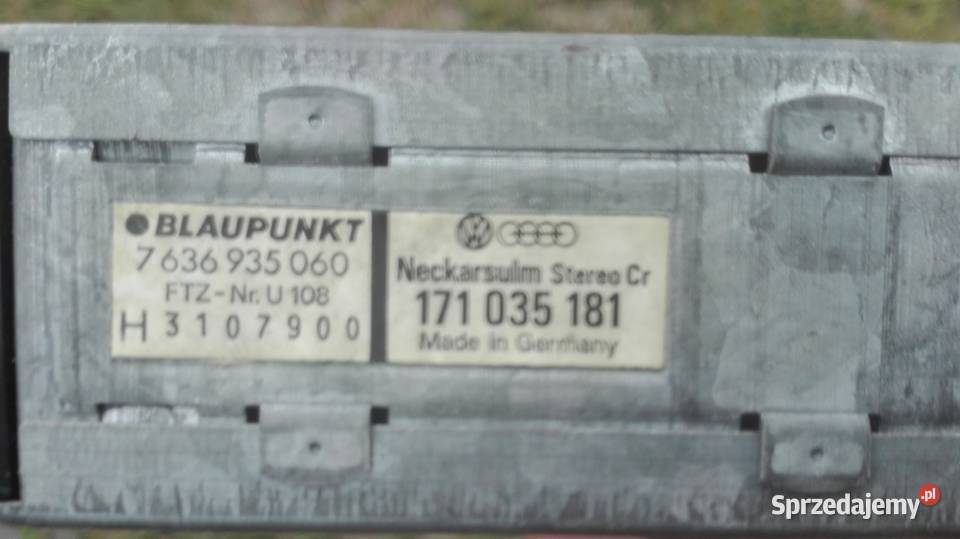 VW Volkswagen Golf MK1 radiomagnetofon łódzkie Pabianice sprzedam