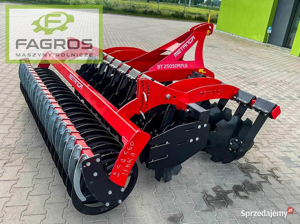 NOWA brona talerzowa talerzówka LEKKA agregat Wolsztyn sprzedam