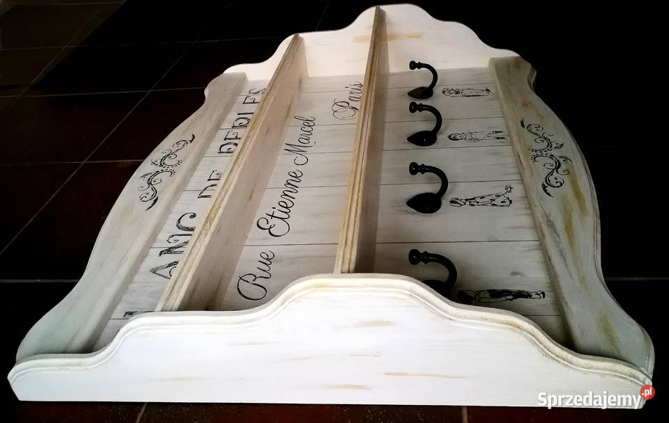 Wieszak prowansalski vintage rustykalny kuchenny świętokrzyskie Radków