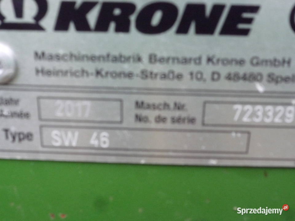 zgrabiarka krone swadro 46 nie pottinger kuhn Chmiel