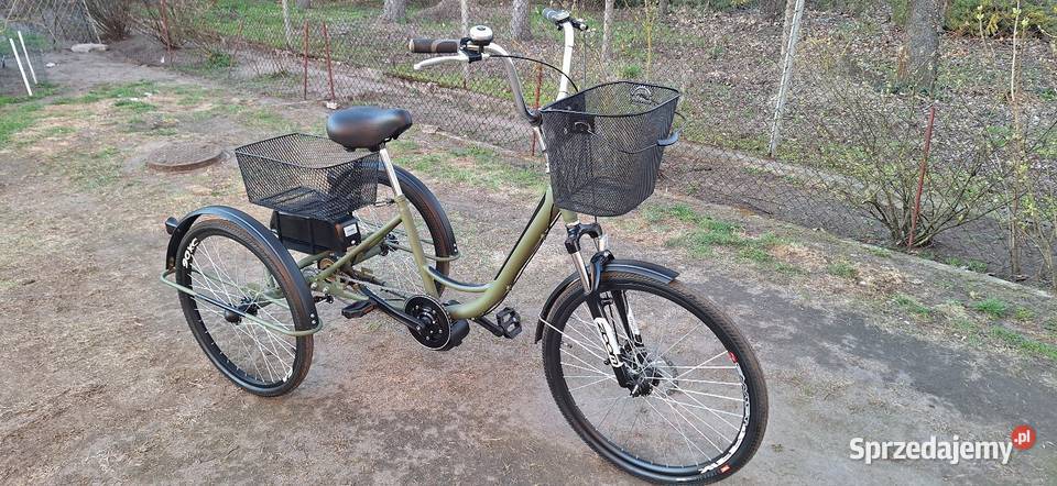 Rower elektryczny trójkołowy 48V 500W Nowy Pojazdy elektryczne Łąck