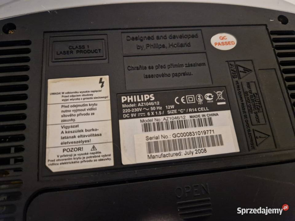 Radio Boombox Philips CDAUX Koronowo