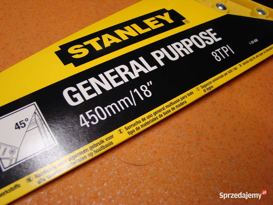 Piła ręczna płatnica STANLEY L450 mm Ref 120086 Bielsko-Biała