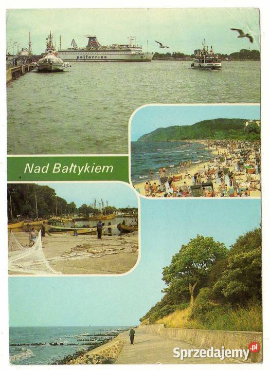 WYBRZEŻE SZCZECIŃSKIE POCZTÓWKA WIELOWIDOKOWA Krynki