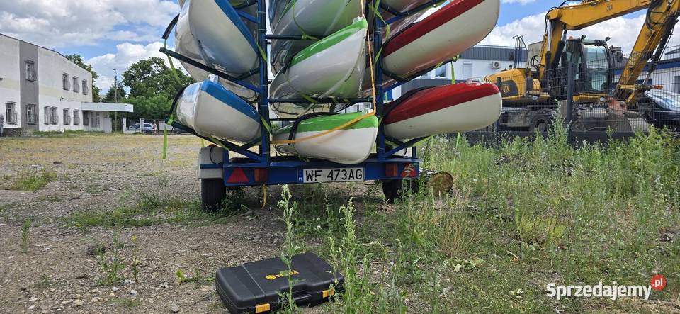 Okazja Zestaw 12 kajaków Prolamed 480 przyczepa Zduńska Wola