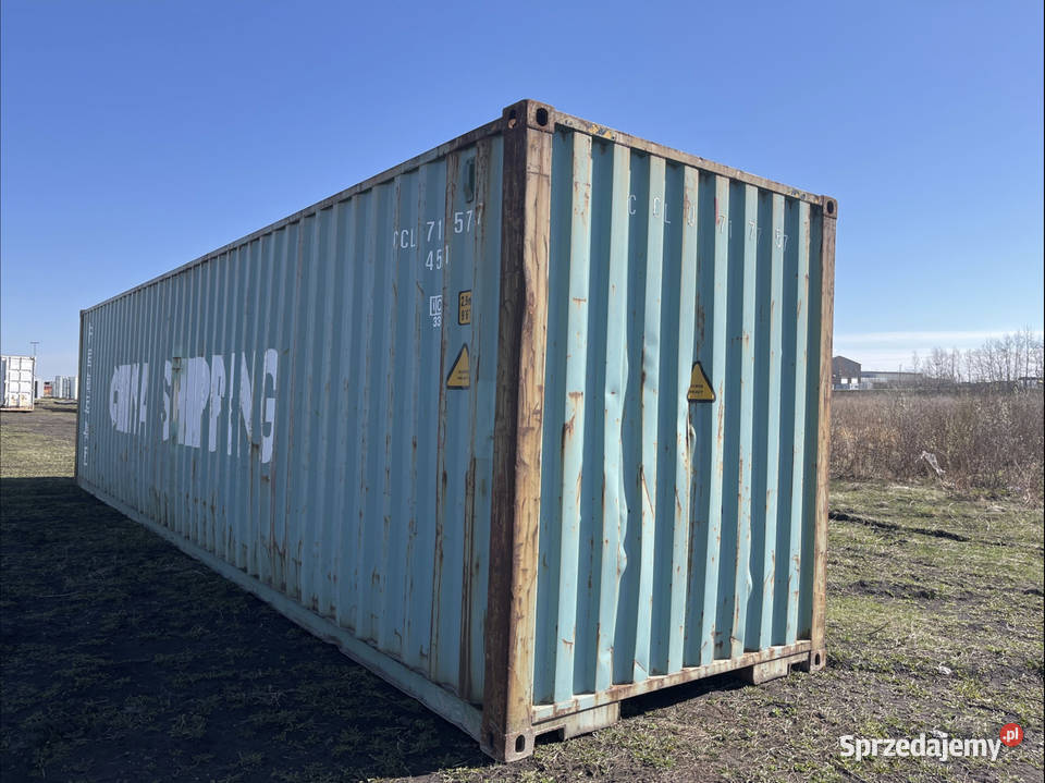 Kontener morski magazynowy 40 DVHC 12 metrowy