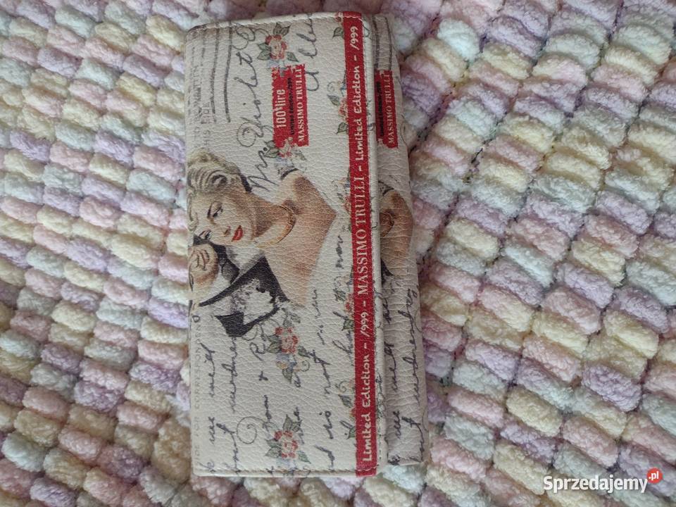 Ekskluzywny duży portfel damski przeminęło z sprzedam