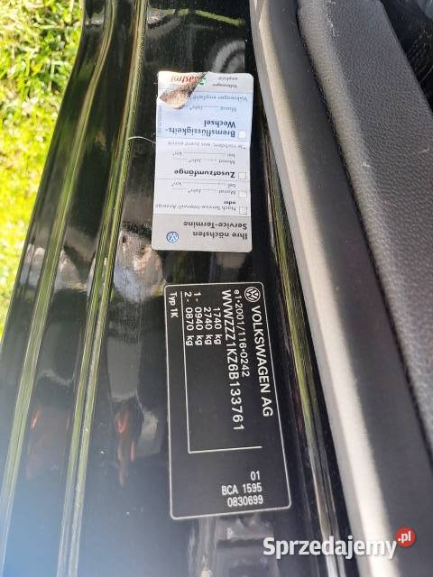 VW golf 5 Goal 14 benzyna 2016 r Oborniki Śląskie