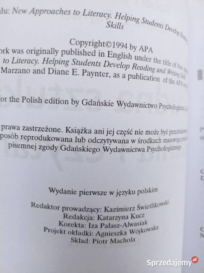 Trudna sztuka pisania i czytania podręczniki Warszawa