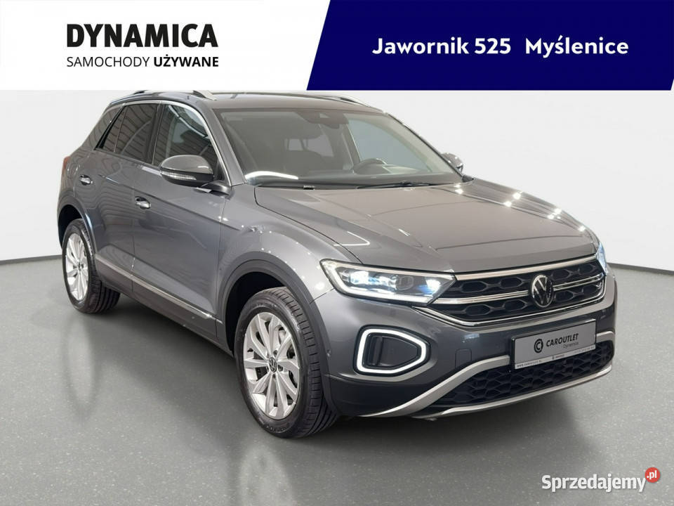 Volkswagen TRoc VAT 23 Style 15TSI 150 DSG 2023 łopatki zmiany biegów T-Roc małopolskie Myślenice
