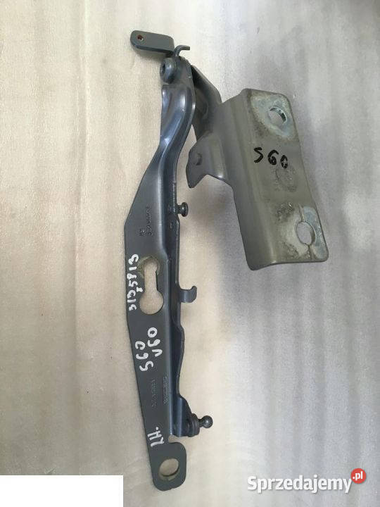 VOLVO S60 V60 ZAWIAS MASKI RH LH 31385812 Karoseria