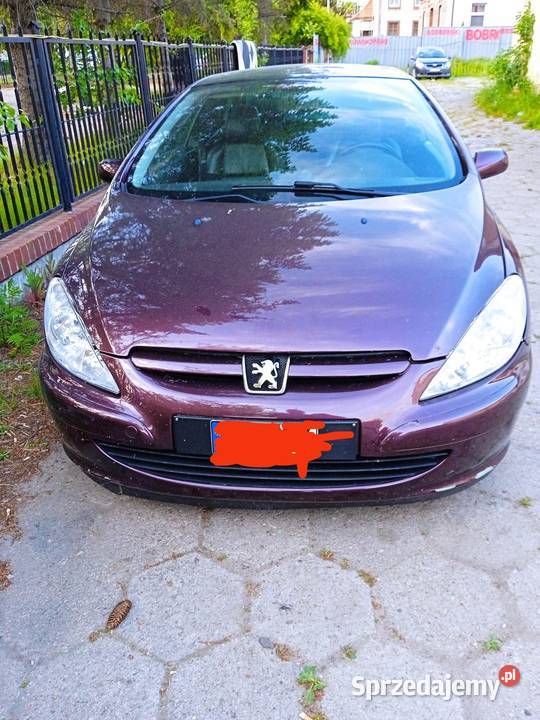 Klapa tylna peugeot 307 CC Cabrio osobowe wielkopolskie sprzedam