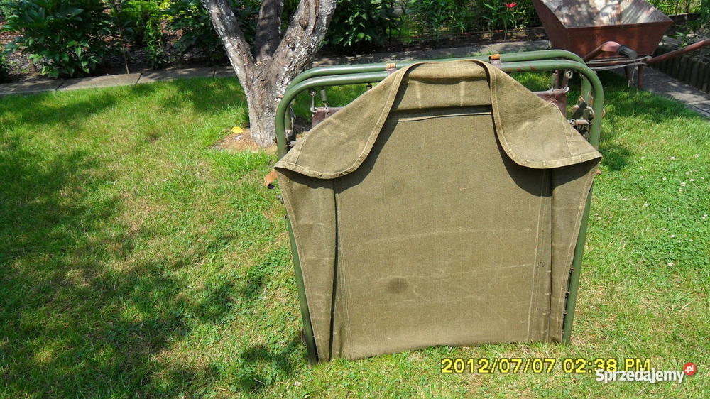 ŁÓŻKO polowe żołnierza WP ZABYTEK Łódź