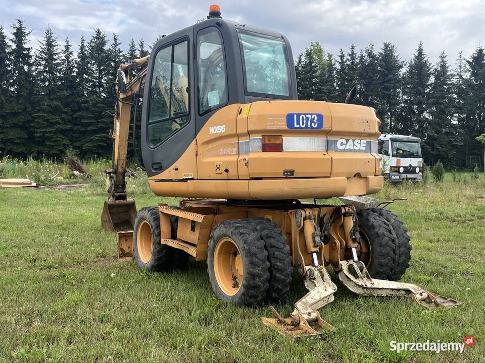 Koparka case wx95 2007 r nie cat JCB Holland Rok produkcji 2007 łódzkie