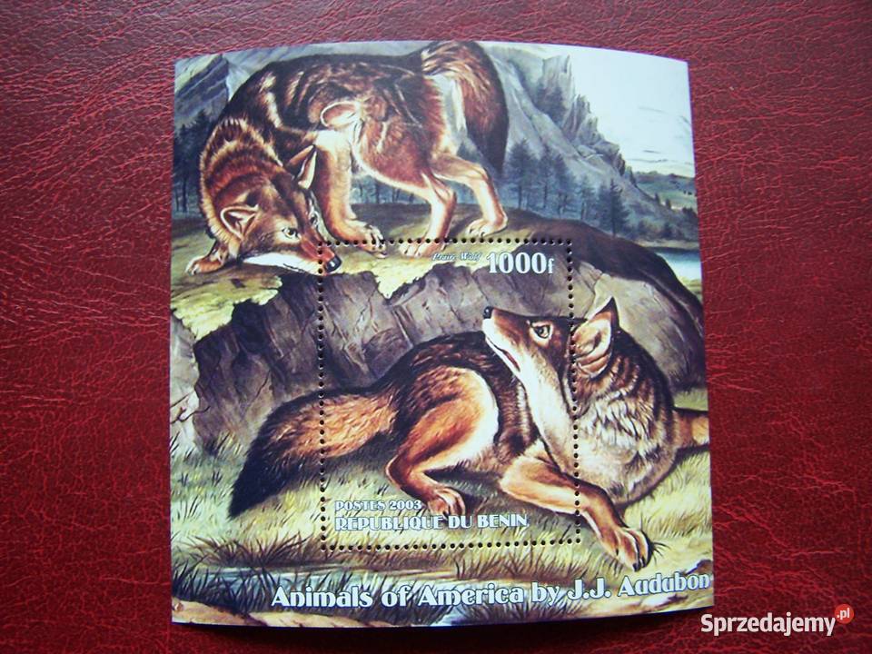Benin 2003 MNH Fauna Dzikie psy