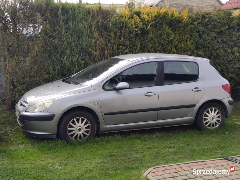 Peugeot 307 srebrny rocznik 2002 Ćmielów