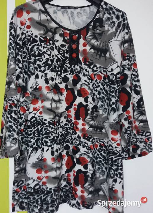 XXL5456 Wygodna bluzka lekki sweterek HTStars Rozmiar 54 Bluzki i koszule Gliwice