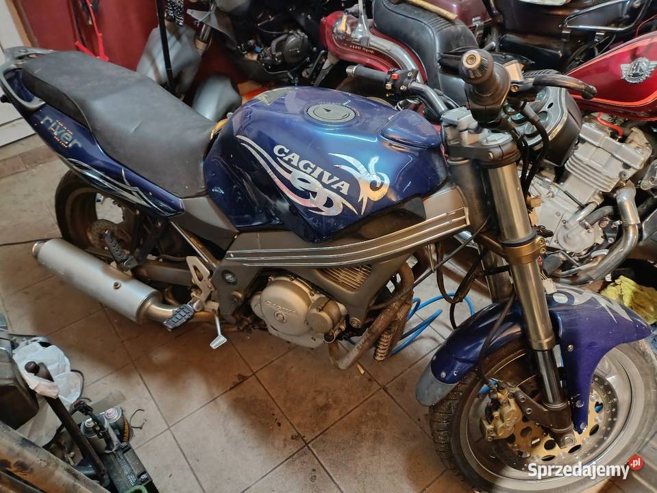 Cagiva river 600 czesci papiery rama Janów Lubelski