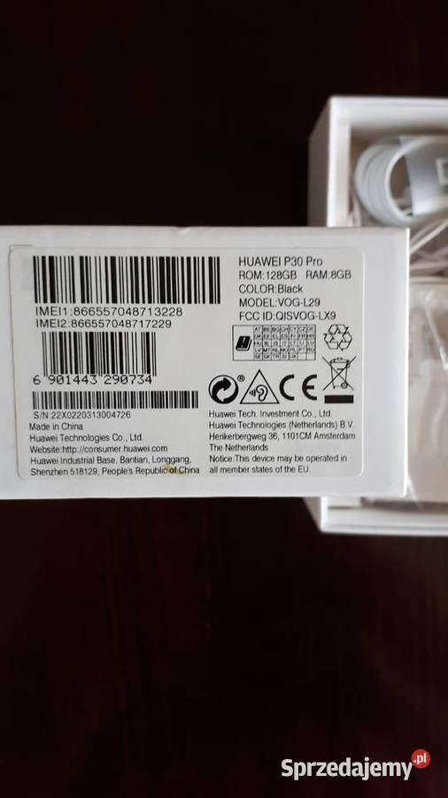 Huawei P30 Pro ROM 128Gb RAM 8 GB Uszkodzony Warszawa