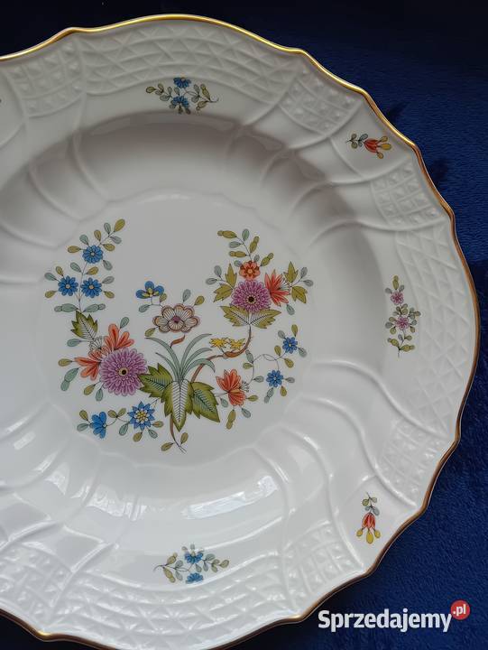 Dwa talerze głębokie Hutschenreuther fason Porcelana i szkło wielkopolskie Koźminek