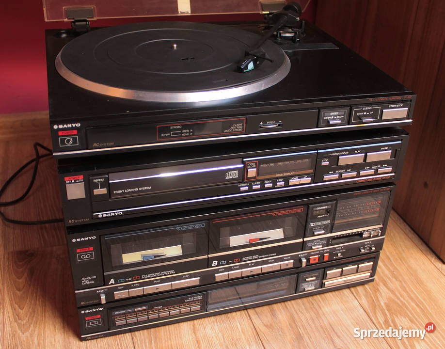 SANYO Japońska wieża Tuner JT 760L Gramofon TP Toruń