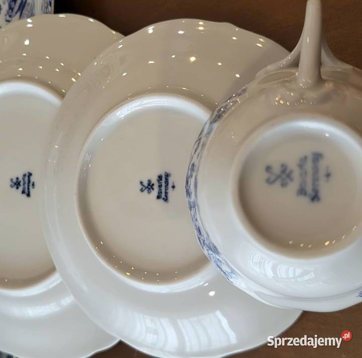 Oscar Schaller Bawaria China Blau serwis 6 osób Szczecin